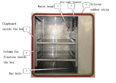 Energiesparende Feuchtigkeits-Test-Kammer-vertikales Laborprüfgerät der hohen Temperatur